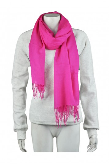 Scarf006 純色針織圍巾 定製 羊毛流蘇圍巾 禮品圍巾 圍巾生產廠家